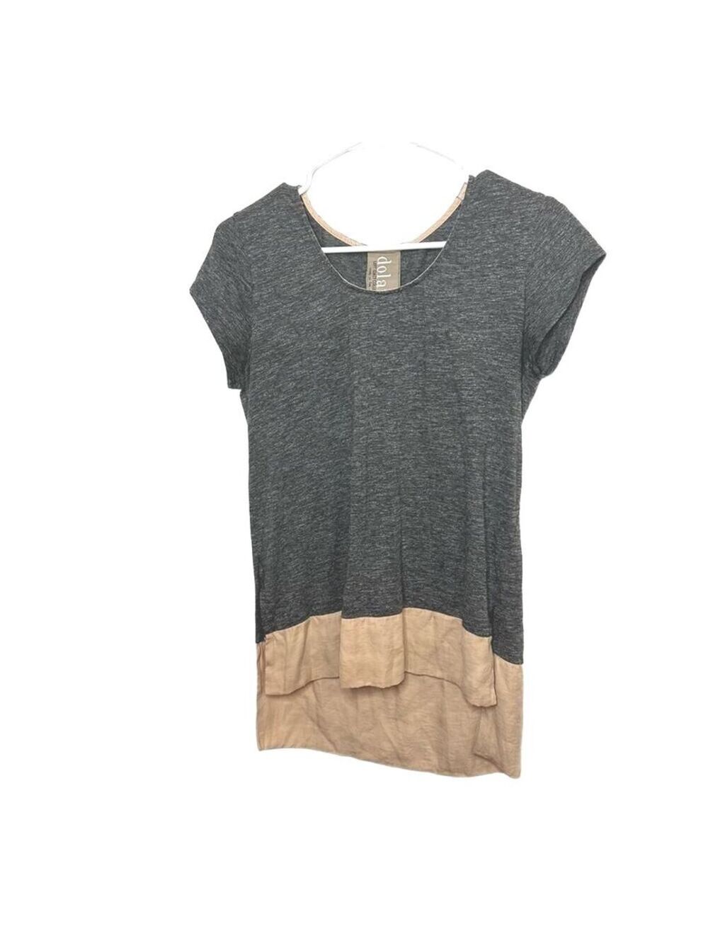 Anthropologie Dolan Left Coast Collection Petite Small Hi-Lo Color Block Shirt